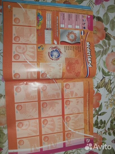 Журнал для наклеек. Чемпионат мира 2014