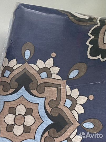 Постельное евро,Галтекс Марокко голубой