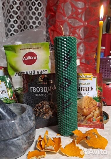 Свечи из вощины