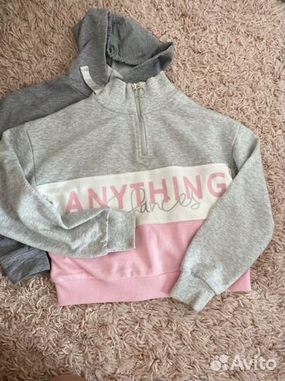 Толстовки укороченные для девочки