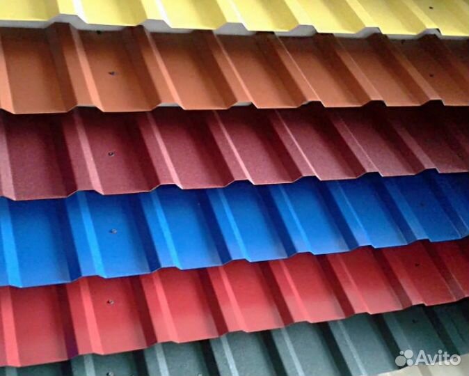 Профнастил профлист мп20 красный