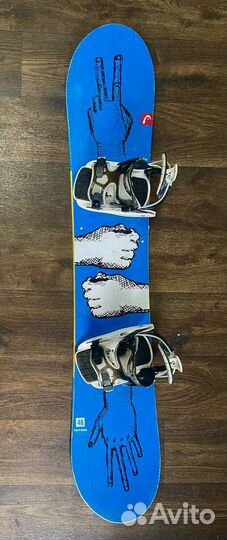 Сноуборд Head Youth Rocka 148 + крепы Flow Flite L