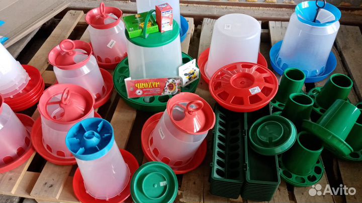 Поилки Кормушки для Птицы Кроликов