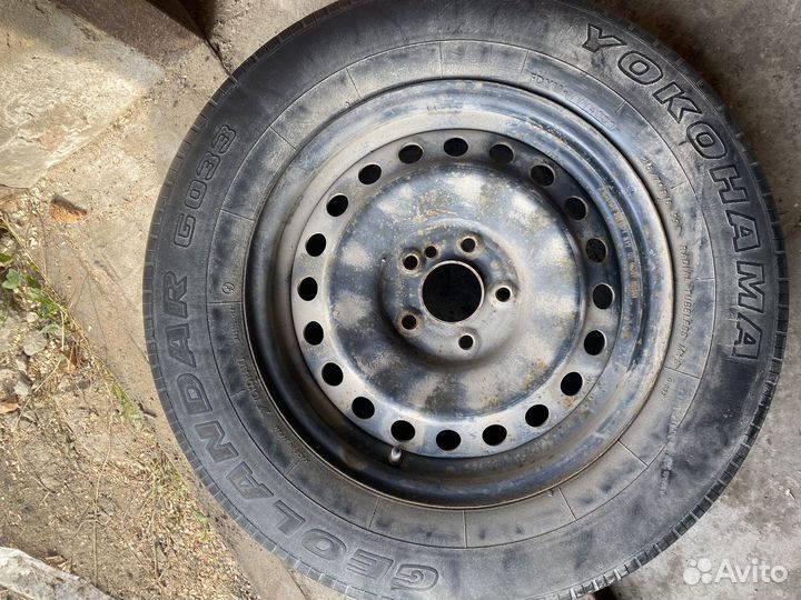 Колесо nissan 5 x 114.3 R 16. 215 70