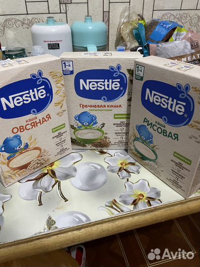 Каша нестле безмолочная