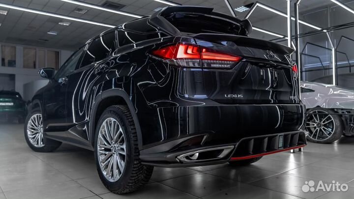 Диффузор на задний бампер Lexus RX 2021
