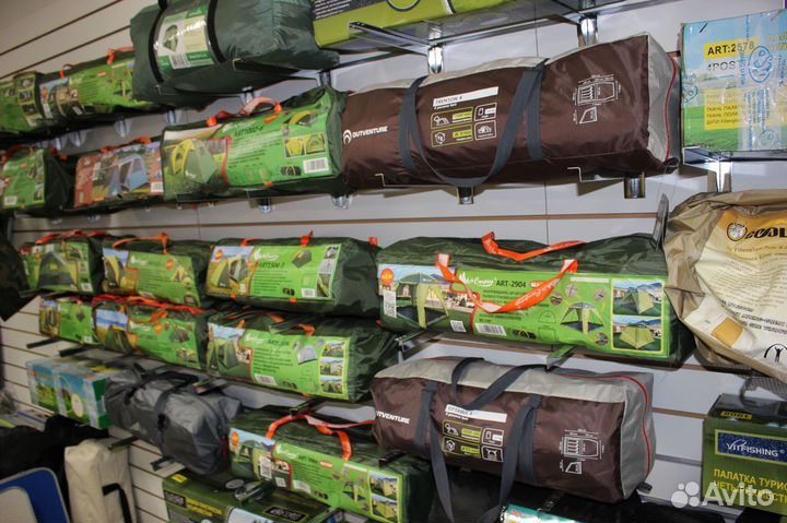 Палатки 3-4 местные