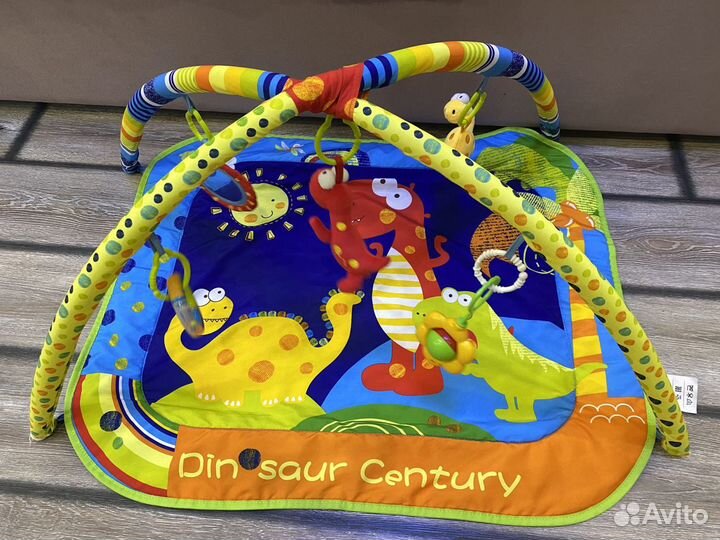 Развивающий коврик dino динозавры