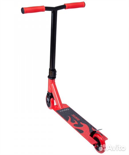 Самокат Xaos Bonfire трюковый, красный