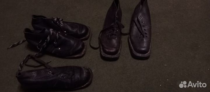 Ретро ботинки лыжные СССР