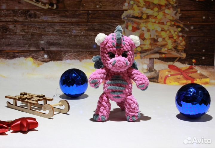 Вязаные игрушки, дракоши