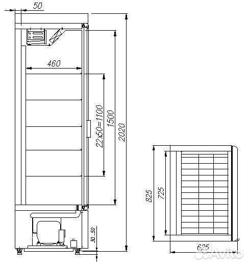 Шкаф для кондитерских изделий R560 Св Carboma GC56