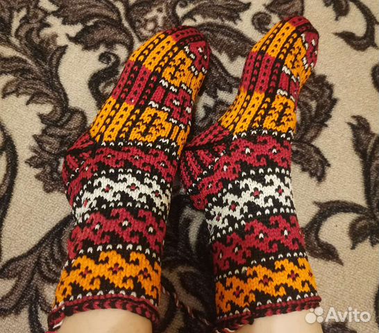 Носки женские ручной работы 35 размер
