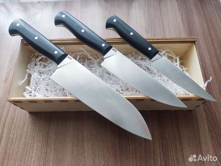 Набор кухонных ножей из 3 штук (N690)