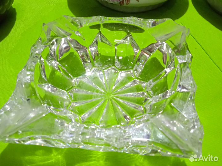 Хрусталь СССР вазы, салатники. Винтаж