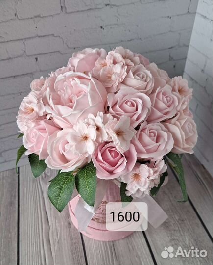 Букет из мыльных цветов