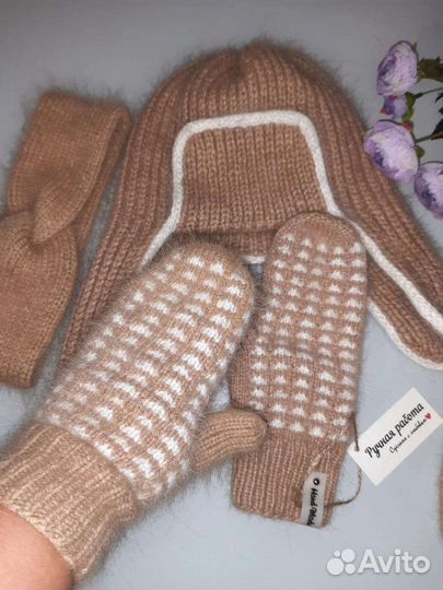 Комплекты из пуха норки на заказ