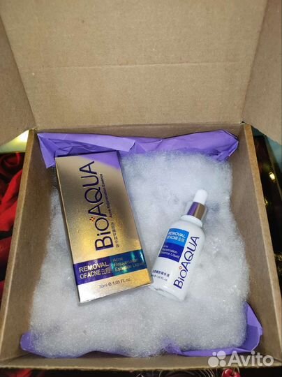 Набор косметики / бьюти-бокс голубой