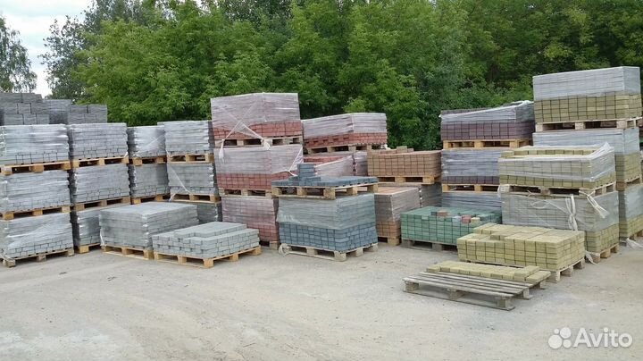 Брусчатка тротуарная. Доставка за 1 день