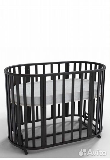 Детская кроватка трансформер с маятником