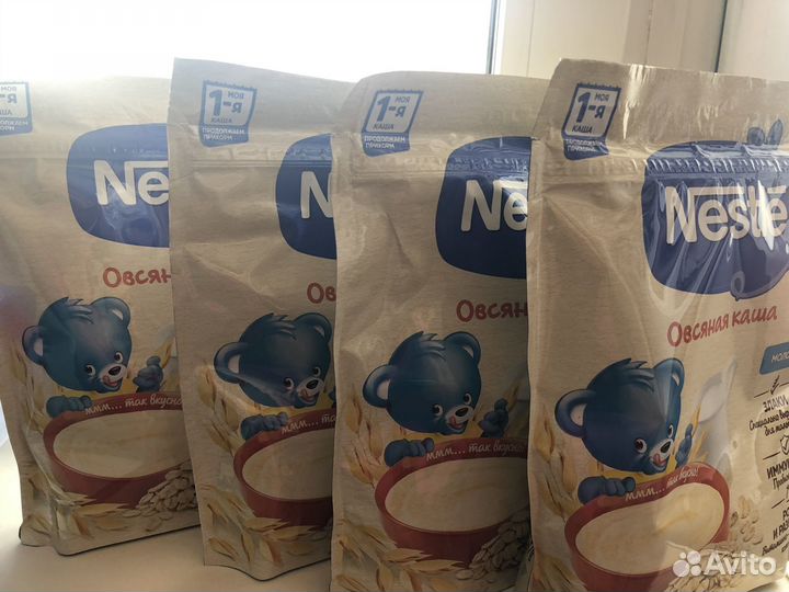 Молочные каши нестле овсяная