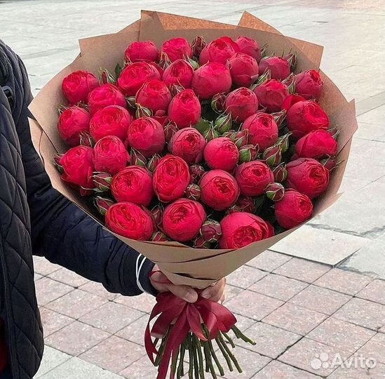 Пионы Розы Доставка