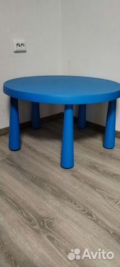 Детский стол и стул IKEA маммут