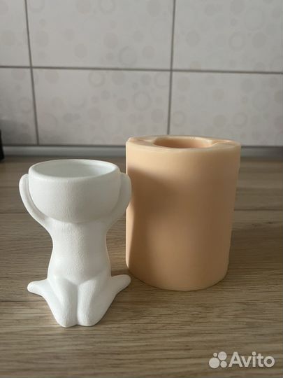 Силиконовый молд человечек