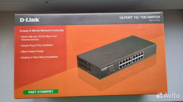 Коммутатор D-Link DES-1016A