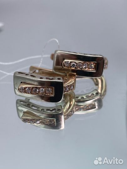 Золотые серьги 5.43 гр