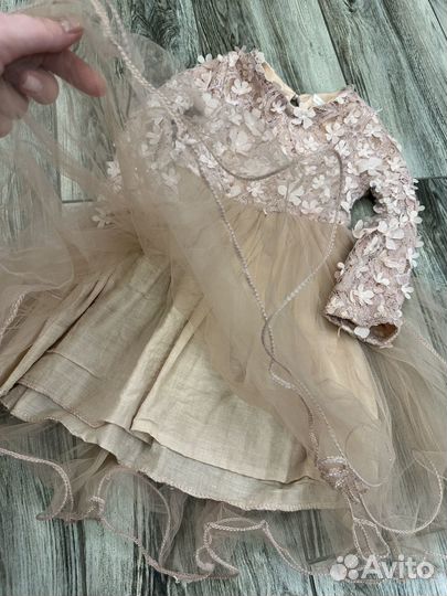 Нарядное платье для девочки 110-116