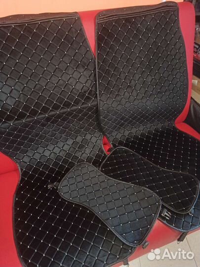 Накидки передних сидений в ромб