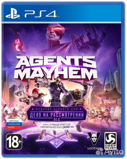 Agents mayhem издание первого дня PS 4