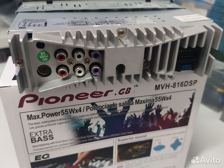 Магнитола Pioneer 816,DSP процессор, помощник Siri