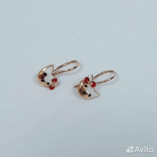 Золотые серьги