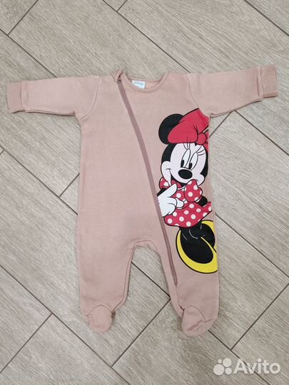 Слипы, комбез, платье, шапочки H&M, M&S