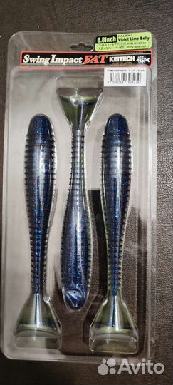 Силиконовая приманка Keitech Swing Impact Fat 6.8