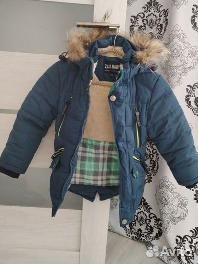 Куртка зимняя для мальчика 86
