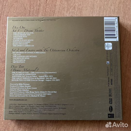 Dream theater - score - 2DVD edition