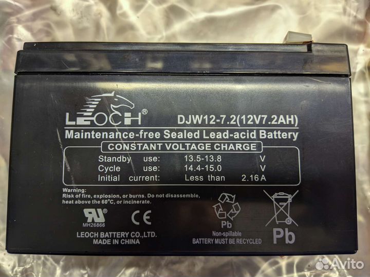 Аккумулятор Leoch DJW12-7.2