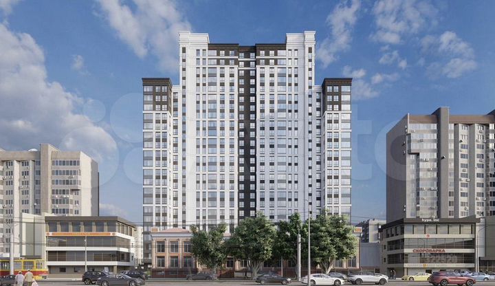 3-к. квартира, 80,8 м², 12/25 эт.