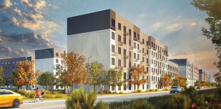 3-к. квартира, 57,8 м², 5/6 эт.