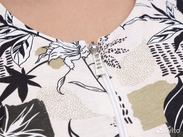 Домашний халат женский на лето большие размеры