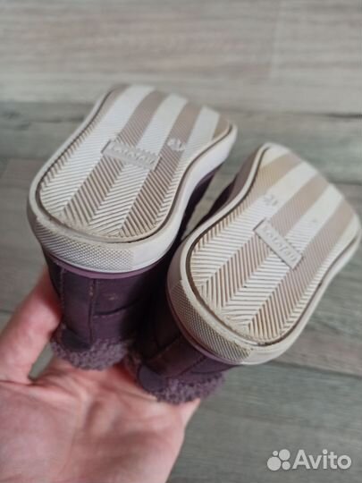 Ботинки утепленные для девочки 21 размер