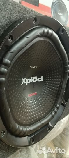 Сабвуфер Sony xplod 1800W с усилителем