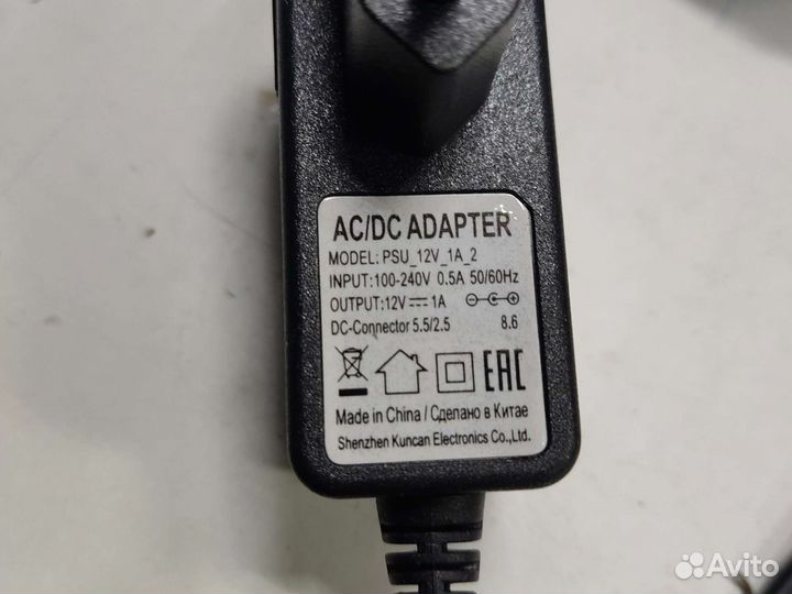 Блок питания 12В 1А