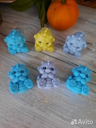 Мыло ручной работы дракон