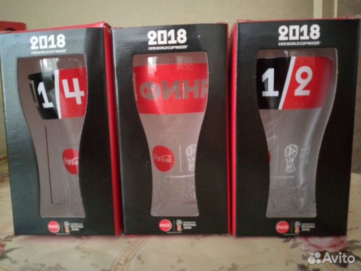Продаю бокалы Coca cola коллекция 2018