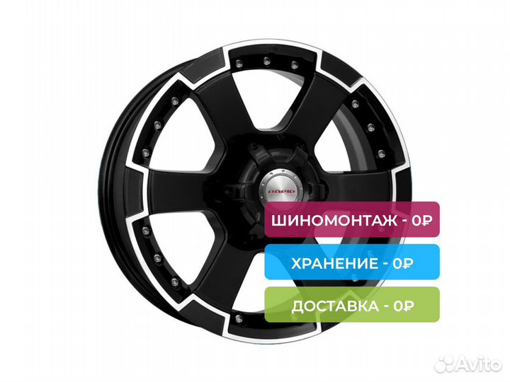 R16 6x139,7 7J ET20 D67,1 K&K М56 алмаз черный (кс
