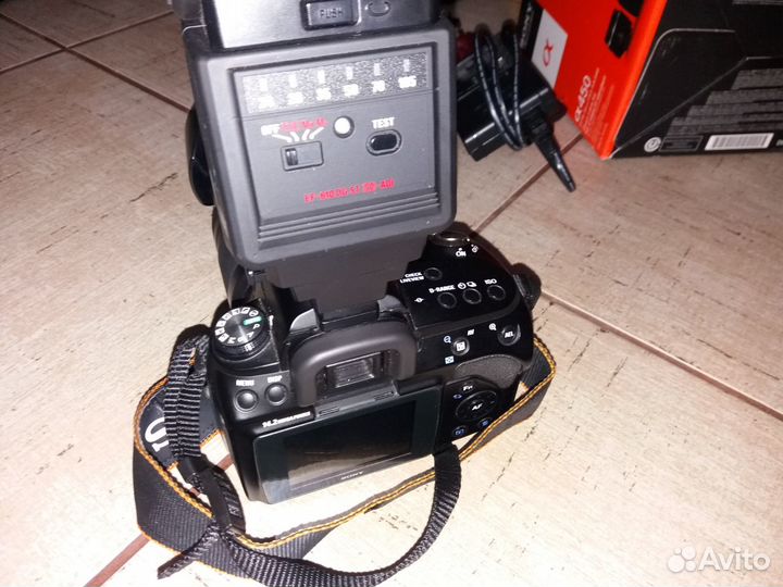 Фотоаппарат sony a450 +SAL-18250 +Sig EF-610 DG ST